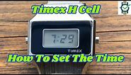 How To Set The Time on a Timex H Cell Watch