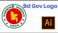 How to make BD gov logo in Bangla