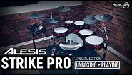 Alesis Strike Pro Special Edition electronic drums Unboxing & Playing