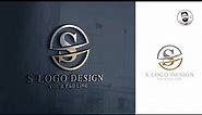 S Logo Design in Illustrator CC Tutorial I How to Make S shape Logo Design I S2 Graphics Design