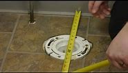 Distance From the Toilet to the Wall Framing : Toilet Repairs