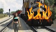 Can I Stop the train in GTA 5 With Sticky Bombs?