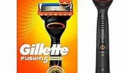 Gillette Fusion5 Power Razor for Men, 1 Gillette Power Razor Handle + 1 Blade Refill