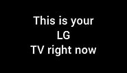 How to fix a LG TV that turns on with a black screen