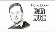 How to Draw Elon Musk