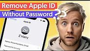 How to Remove Apple ID from iPhone without Password 2024