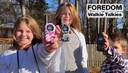 Walkie Talkies for Kids Long Range, Kids Outdoor Toys for 4 5 6 7 8-10 12 Year Old Girls Birthday Gift - 2 Pack