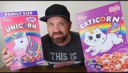 Limited Edition Caticorn and Unicorn cereal from Kellogg's