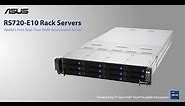 ASUS RS720-E10 Dual-socket Rack Server Powered by 3rd Gen Intel Xeon Scalable Processors