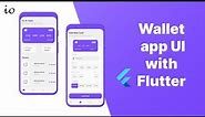 Flutter Wallet App UI | Flutter Tutorial | App Development Tutorial for Beginners 2023 - Part 1