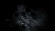 Smoke in a black background Free HD video footage