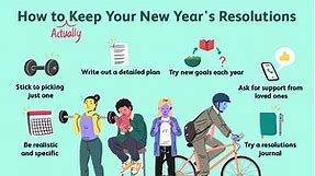 How to Stick to Your New Year's Resolutions This Year