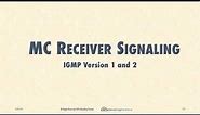 Lecture 3 - IP Multicast Receiver Signaling with IGMPv1 and IGMPv2