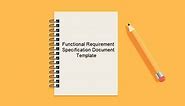 Functional Requirement Specification Document Template [Free Download] | ProjectPractical.com