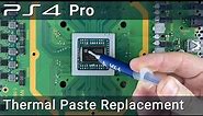 PS4 Pro how to take apart, clean fan and replace thermal paste