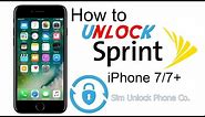 How to Unlock Sprint iPhone 11/X/8/7 Models by IMEI from Carrier Lock and Use any Carrier Sim Card