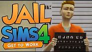 Sims 4 - PUTTING SIMS IN JAIL - The Sims 4 Get To Work DLC