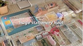 a huge back to school stationery haul 🍨 | w/ stationery pal