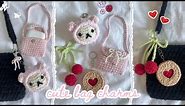 how to crochet cute bag charms/keychains | beginner-friendly tutorial
