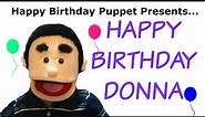 Happy Birthday Donna - Funny Birthday Song