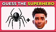 Guess the Superhero by only 2 Emoji! 🕷🦸 Marvel & DC Superheroes Emoji Quiz