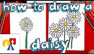 How To Draw A Daisy Flower