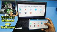 how to connect phone to laptop