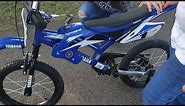 Yamaha Moto BMX Bike 16" Blue - Our First Motobike Ride in a Boy's Bicycle