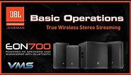 JBL EON700 PA Speakers | True Wireless Stereo (TWS) Streaming
