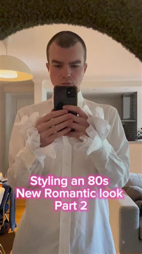 Styling an 80s New Romantic Look Part 2 💋 #80s #newromantics #styling #80smakeup #80sfashion #boygeorge #stevestrange #adamant