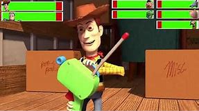 Toy Story (1995) Dog Chase with healthbars (Edited By @GabrielD2002)