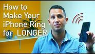 How to Make Your iPhone Ring for Longer