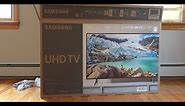 Samsung UN43RU7100 43" Smart 4K Ultra HD TV Unboxing