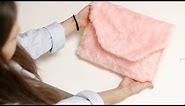 How To Make a Furry Fluffy Pink Clutch (DIY)