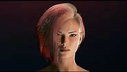 Cyberpunk 2077 character creation basic cute girl 100% vanilla - no mods