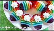 Rainbow Jell-O Jiggler Deviled Eggs for Easter!! - Jello Mold Recipe