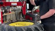 The tire machine fits a 24 inch Tractor Tire!??