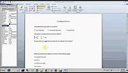 How to create radio/option buttons, text boxes and check boxes in Microsoft Word