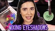 Mixing All My Eyeshadows Together