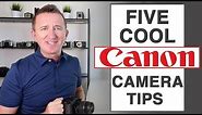 5 Cool Canon Camera tips for better photography