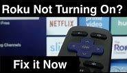 Roku won't Turn On - Fix it Now