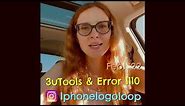 iTunes Error 1110 and 3uTools. iPhone full storage issues. #error1110 #iphonestuckonapplelogo