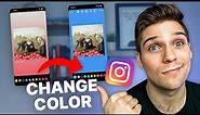 How to Change Background Color on Instagram Stories