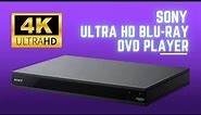 Sony Ultra HD Blu Ray DVD Player UBP-X800M2 Unboxing, Initial Setup, and System Menu Review