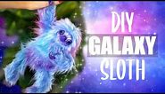 DIY galaxy sloth OOAK CREATURE #3