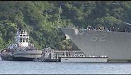 USS Fitzgerald Enters Dry Dock