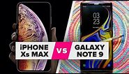 iPhone XS Max vs. Galaxy Note 9: Spec comparison