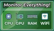Monitor CPU, GPU, and RAM With This Tool | Windows PC