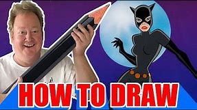 How to Draw CATWOMAN step by step