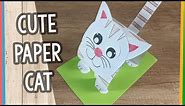 Cute Paper Cat Craft